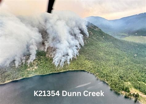 State Of Local Emergency Issued In Lower North Thompson Due To Dunn Creek Wildfire Kamloops