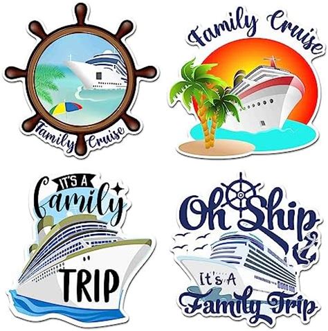 Hoteam Pcs Large Cruise Door Decorations Magnetic Besties Girls