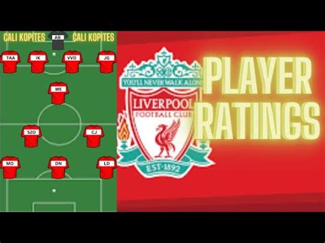 LFC VS NUFC POST MATCH LFC PLAYER RATING YouTube