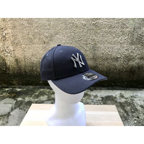 Jual Topi New Era 9Forty New York Yankees Metal Logo 71 CN Navy Cap 100