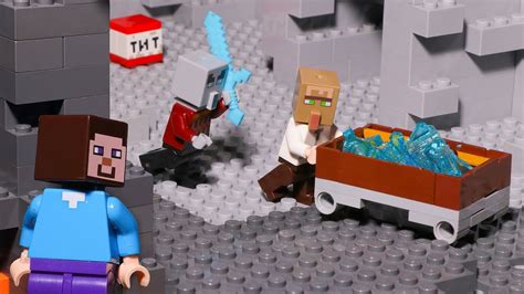 Lego Minecraft Stop Motion Compilation Minecraft Animation Youtube