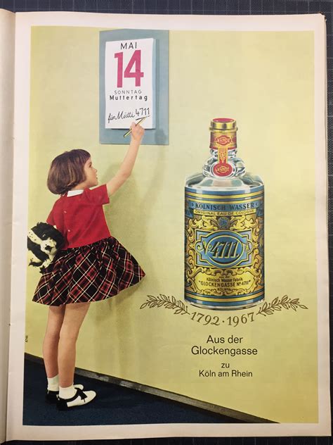 4711 Kölnisch Wasser Original Werbung aus dem Jahr 1967 Diese und