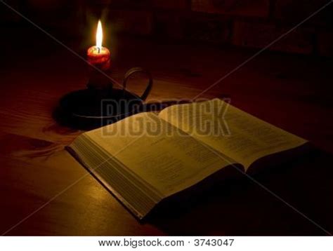 Open Bible By Candle Image & Photo (Free Trial) | Bigstock