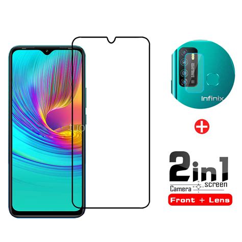 For Infinix Hot Play Hot Note Litetempered Glass Full Coverage Glass Film Shopee