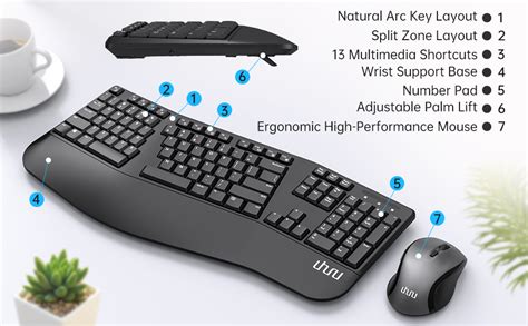 Amazon Ergonomic Wireless Keyboard And Mouse Uhuru Uekm