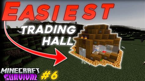 Building THE EASIEST Trading Hall In Minecraft Survival Series Pe 1 20