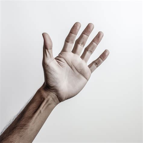 Premium Ai Image Black Hand