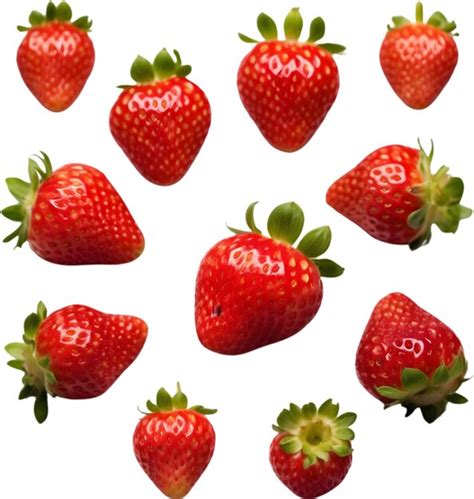 Premium AI Image Strawberry Fruit Fresh Strawberries Red Strawberry