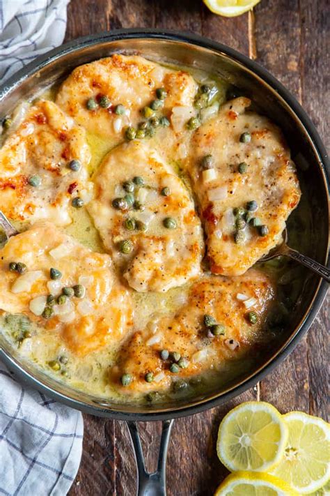 Lemon Chicken Piccata Paleo Whole Keto