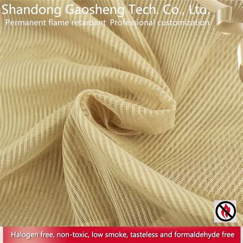 Factory Manufacture Various Inherently Flame Retardant Voile Sheer