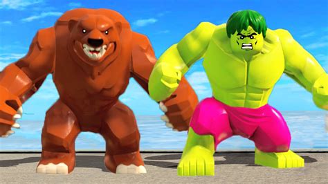 Hulk Vs Ursa Major In Lego Marvel Superheroes Epic Battle Youtube