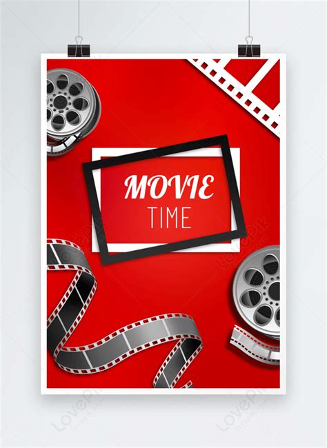 Red poster of film and entertainment industry template image_picture ...