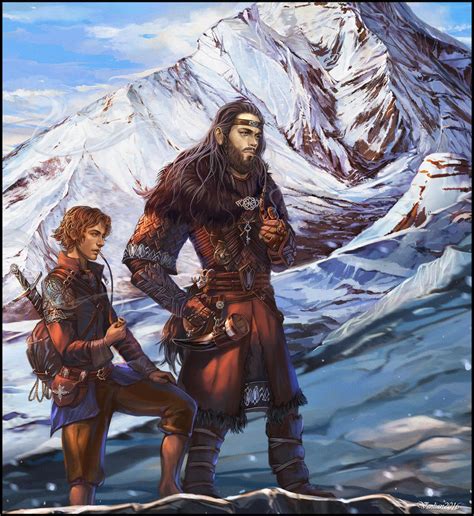 On the Doorstep: Thorin and Bilbo by Venlian on DeviantArt