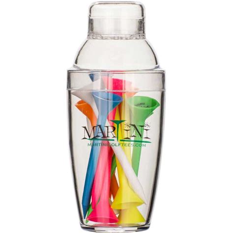 Buy Martini Golf Tees Martini Shaker With 12 Original Tees Golf Discount