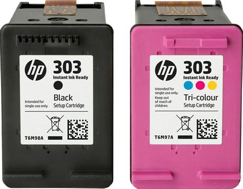 HP 303 Πακέτο 2 Μελανιών Εκτυπωτή InkJet Πολλαπλό Color Μαύρο