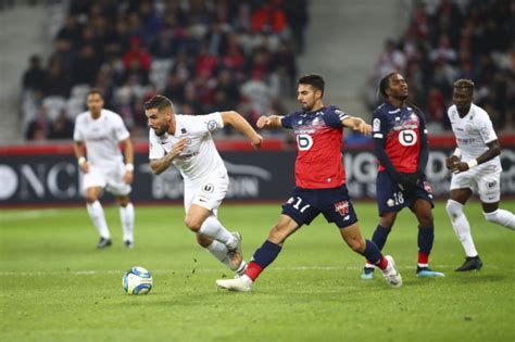 Pros Montpellier Delort Buteur Face Lille Mais A Ne Suffit Pas