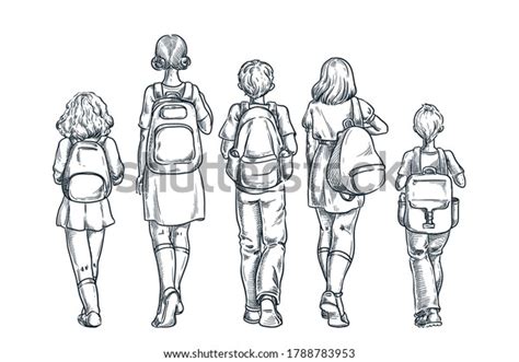 3,177 Girl Drawing Back View Child Images, Stock Photos & Vectors ...