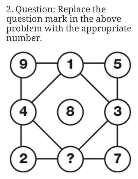 Question Replace The Question Mark In The Above Problem With The