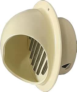 Amazon Whalebee 4in 6in Dryer Vent Cover Round Yellow White