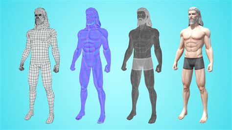 D Frey Male Base Mesh Cartoon Character Model Turbosquid