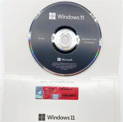 Windows 11 Pro Oem Dvd Package Windows 11 Pro Oem Key License Windows