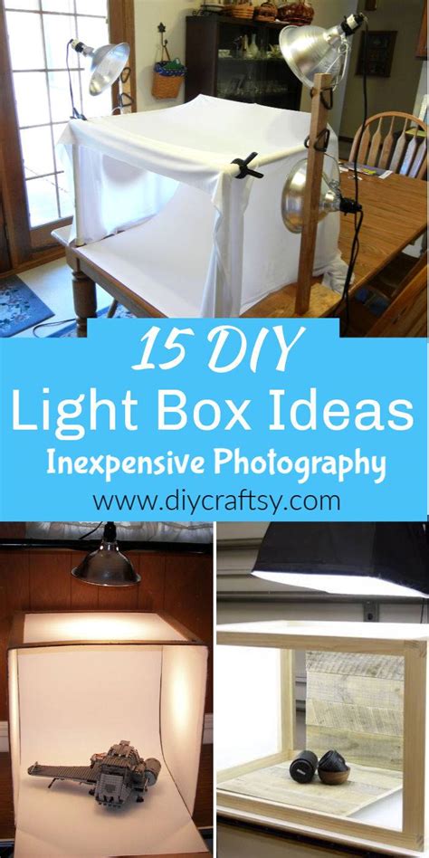 15 Easy DIY Light Box Ideas for Inexpensive Photography - DIY Crafts