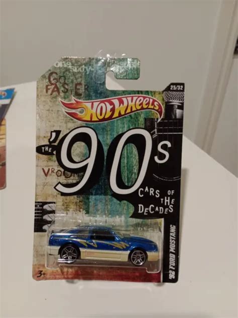 HOT WHEELS CARS Of The Decades The S Ford Mustang In Blue PicClick UK