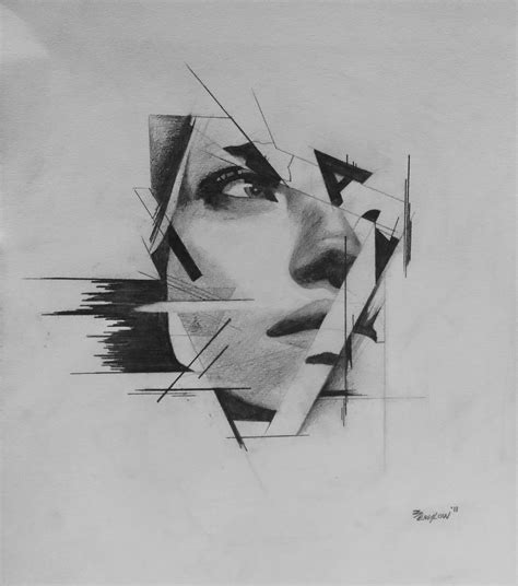 Abstract Pencil Drawing Ideas