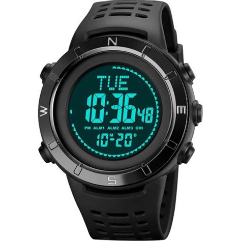 Veanxin Reloj De Pulsera Deportivo Impermeable Multifunci N Digital