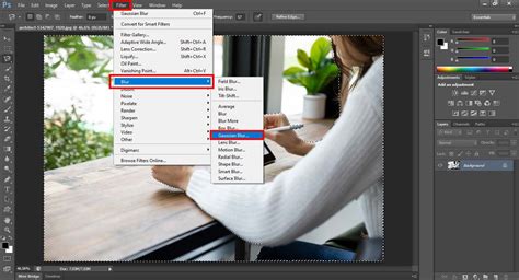 Cara Membuat Efek Blur Pada Foto Dan Video Di Photoshop Inwepo