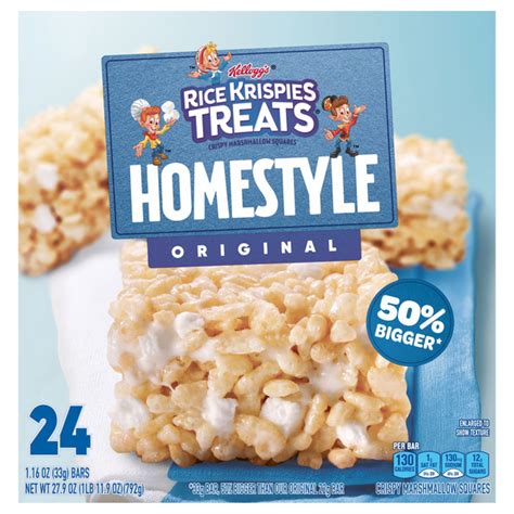 Save On Kellogg S Rice Krispies Treats Bars Homestyle Original 24 Ct