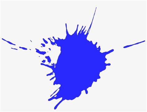 Blue Paint Splatters Salpicadura De Pintura Azul Transparent Png