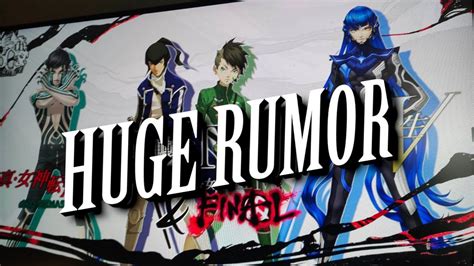 Massive Shin Megami Tensei Th Rumor Smt Iii Iv Iva V Ports To Be