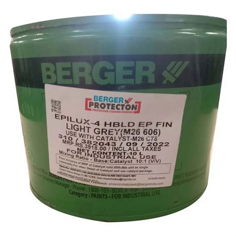 Berger Epoxy Paints 20 L Berger Epoxy Floor Paints Latest Price