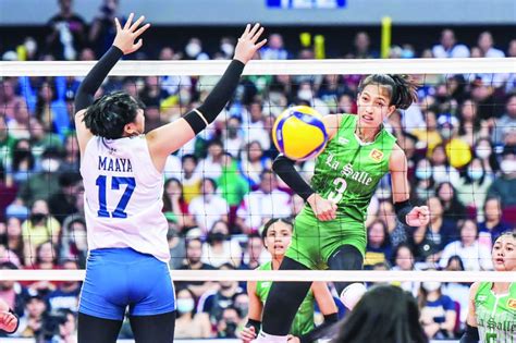 Dlsu Lady Spikers Clip Nu Bags Uaap Womens Volley Title