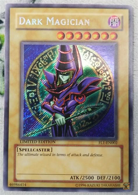 Dark Magician FL1 EN002 Secret Rare Limited Edition Yugioh NM EBay