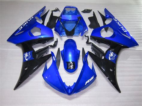 Free Customize Fairing Kit For Yamaha Yzf R6 03 04 05 Blue Black Fairings Set Yzf R6 2003 2004