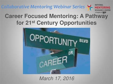 Pdf Career Focused Mentoring A Pathway For St Century Pdf