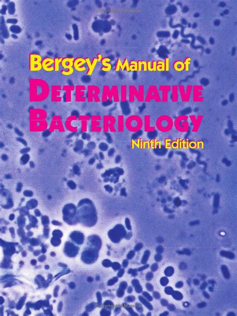 Publications Bergey S Manual Trust