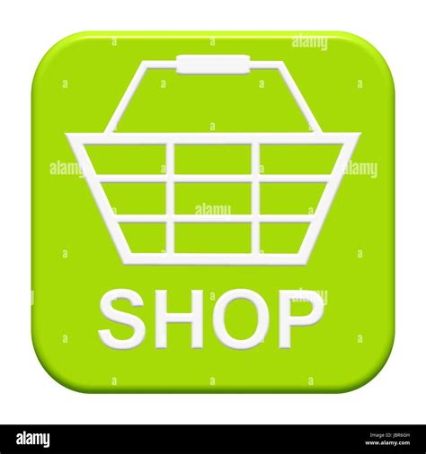 Shop Button Stock Photo Alamy