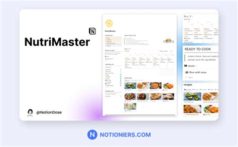 Best Notion Meal Planners Notioniers