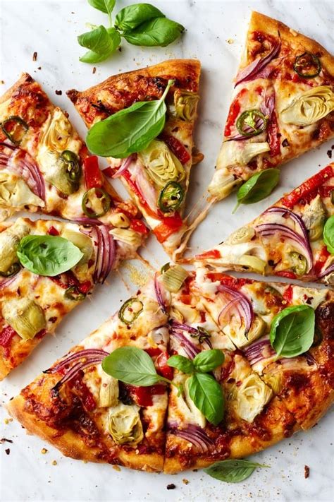 Favourite Veggie Pizza Recipe Love And Lemons Purehealthyco