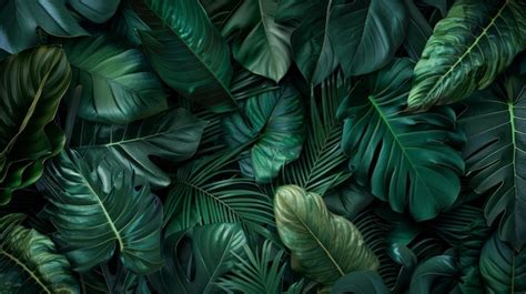 Premium Photo Abstract Green Leaf Texture Nature Background Tropical Leaf