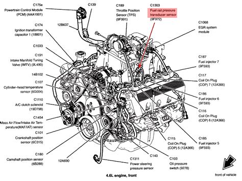 2004 Ford Explorer Fuel Rail Pressure Sensor