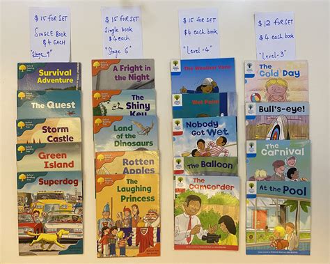Oxford Reading series (level 9, 6, 4 and 3), Books & Stationery