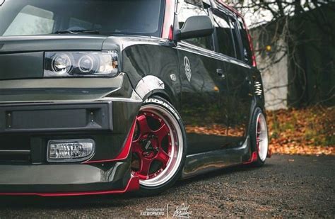 Black Scion Xb With Red Accents Toyota Scion Xb Scion Xb Toyota