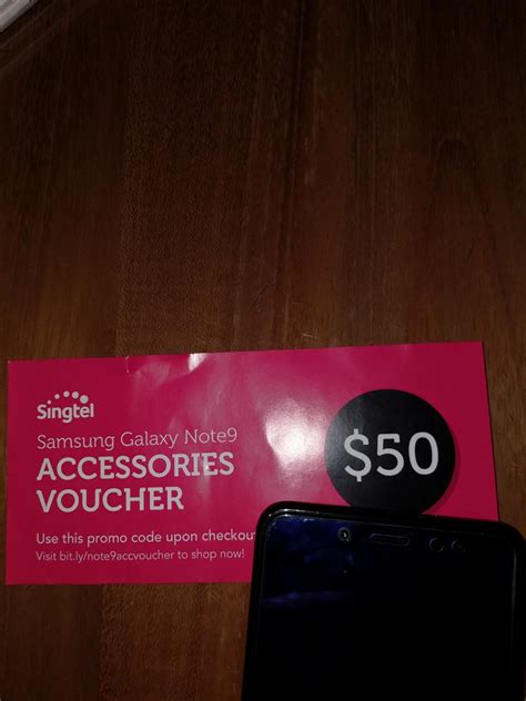 Singtel Voucher For Note Accessories Tickets Vouchers