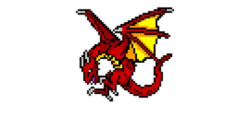 My First Dragon Pixel Art