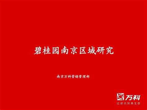 碧桂园南京区域研究word文档在线阅读与下载无忧文档