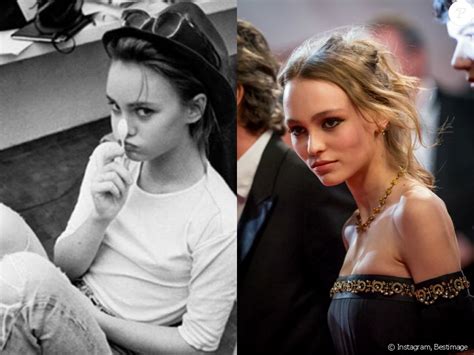 Vanessa Paradis Jeune à Gauche Lily Rose Depp à Droite Purepeople